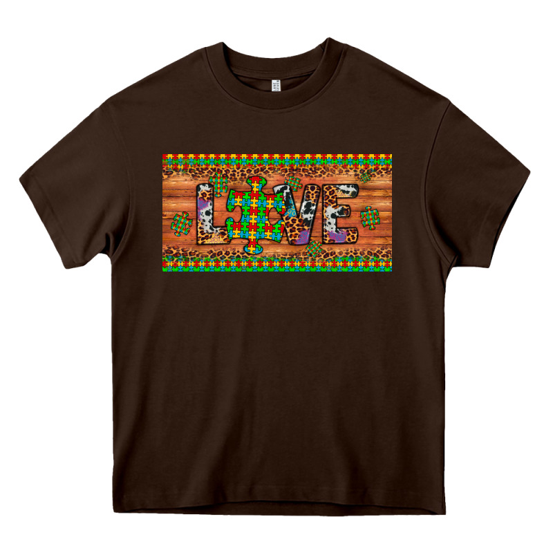Love Autism Awareness License Plate Heavy Core Tee by Artiststas | Teevron