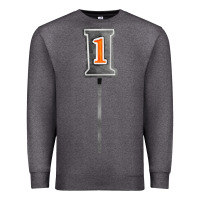 Charcoal Heather marker 1 chain fa element Premium Sweatshirt - FaDigitalArtStudio