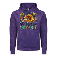 Cloud Purple with god all things are possible malias Vintage Hoodie - MaliasSmallBusiness