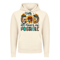 Vintage Artic with god all things are possible malias Vintage Hoodie - MaliasSmallBusiness