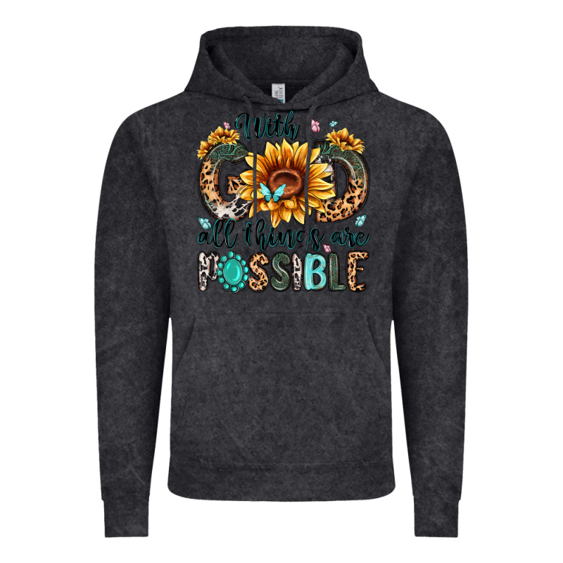 With God All Things Are Possible Malias Vintage Hoodie by MaliasSmallBusiness | Teevron