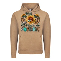 Vintage Coffee with god all things are possible malias Vintage Hoodie - MaliasSmallBusiness