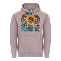 Vintage Zinc with god all things are possible malias Vintage Hoodie - MaliasSmallBusiness