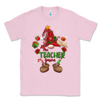Bubblegum Pink the teacher gnome christmas Classic Tee - MaliasSmallBusiness