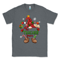 Charcoal Heather the teacher gnome christmas Classic Tee - MaliasSmallBusiness