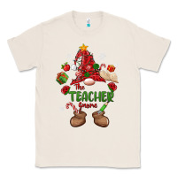 Natural the teacher gnome christmas Classic Tee - MaliasSmallBusiness