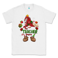 White the teacher gnome christmas Classic Tee - MaliasSmallBusiness