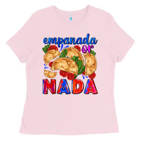 Bubblegum Pink empanada or nada Ladies Tee - AdoDesignShop