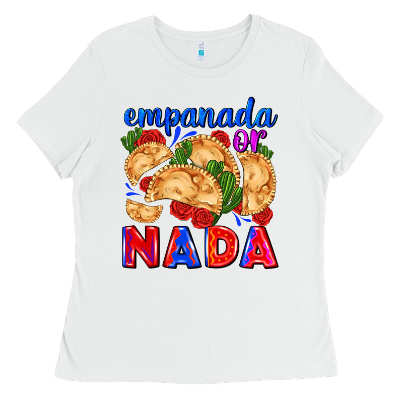 Empanada Or Nada Ladies Tee by AdoDesignShop | Teevron