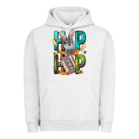 Pigment Lunar Rock Western hip hop Bunny Easter Day Urban Hoodie - LillyAllenDesigns