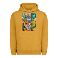 Pigment Peanut Butter Western hip hop Bunny Easter Day Urban Hoodie - LillyAllenDesigns