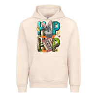 Sandshell Western hip hop Bunny Easter Day Urban Hoodie - LillyAllenDesigns