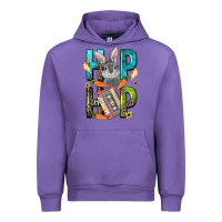 Tulip Western hip hop Bunny Easter Day Urban Hoodie - LillyAllenDesigns