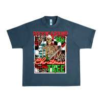 Rockin' Around The Christmas Tree Skeleton Urban Heavy Tee | Teevron