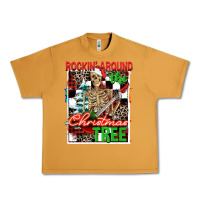 Peanut Butter Rockin' around the Christmas tree skeleton Urban Heavy Tee - NancyCooperArtShop