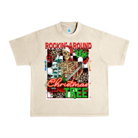 Sandshell Rockin' around the Christmas tree skeleton Urban Heavy Tee - NancyCooperArtShop