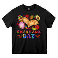 Black empanada day Heavy Core Tee - AdoDesignShop