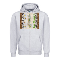 Heather Grey grow through it Zipper Hoodie - TumblerDesignByShophia