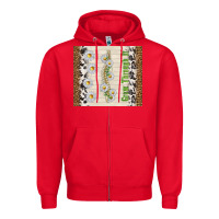 Red grow through it Zipper Hoodie - TumblerDesignByShophia
