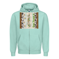 Seafoam grow through it Zipper Hoodie - TumblerDesignByShophia