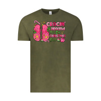 Vintage Olive crocin' around the christmas tree Vintage Tee - MaliasSmallBusiness