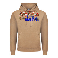 Vintage Coffee America the beautiful Vintage Hoodie - NancyCooperArtShop