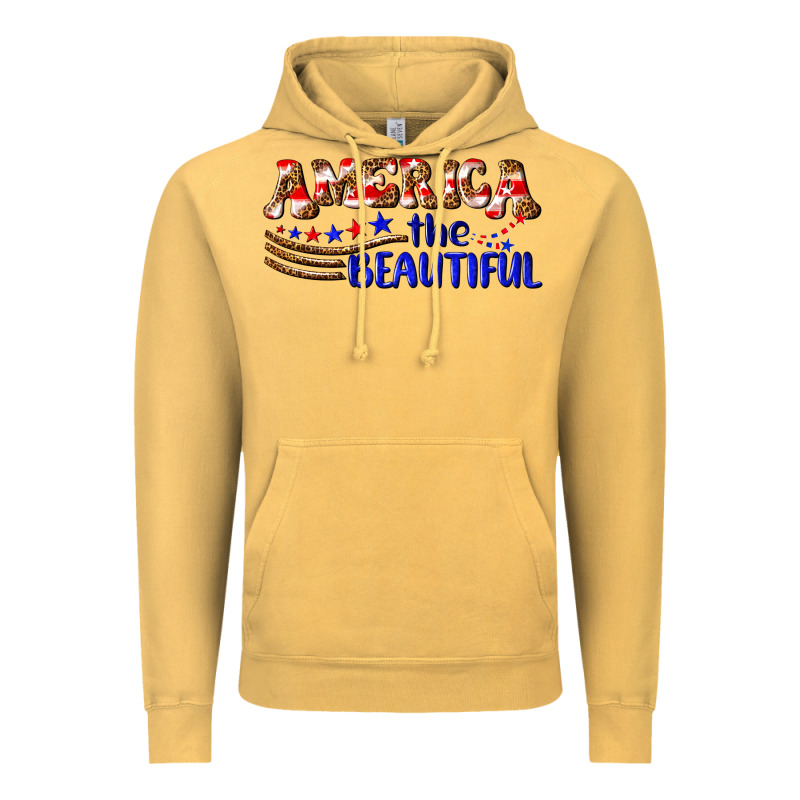 America The Beautiful Vintage Hoodie by NancyCooperArtShop | Teevron
