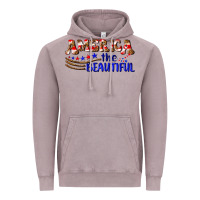 Vintage Zinc America the beautiful Vintage Hoodie - NancyCooperArtShop