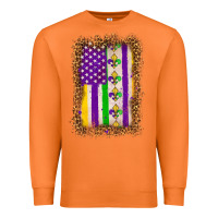 Carrot mardi gras usa flag leopard Premium Sweatshirt - OliviaCreatesArt