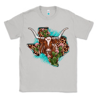 Moon Dust texas longhorn texas map Classic Tee - JahusDesignShop