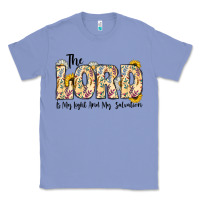 Colony Blue the lord is my light and my salvation Classic Tee - CowhideDigitalArt