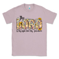 Lilac the lord is my light and my salvation Classic Tee - CowhideDigitalArt