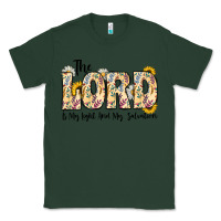 Sports Green the lord is my light and my salvation Classic Tee - CowhideDigitalArt