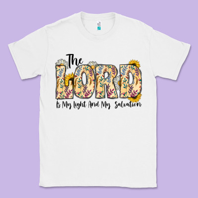 The Lord Is My Light And My Salvation Classic Tee Designed By Cowhidedigitalart