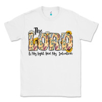 White the lord is my light and my salvation Classic Tee - CowhideDigitalArt