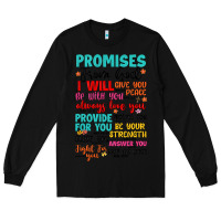 Black promises from god Long Sleeve Tee - Artiststas
