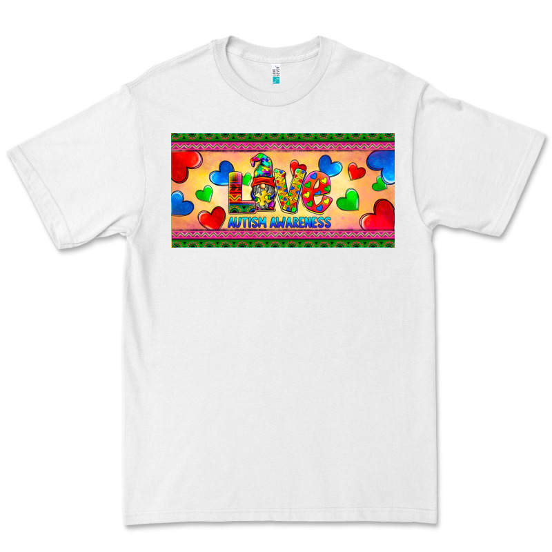Love Autism Awareness License Plate Template Premium Tee by BarkalooDesign | Teevron