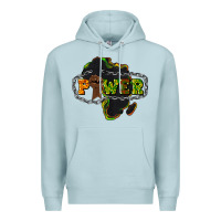 Blue Mist Power Black History Premium Hoodie - HowdyJamesFarm