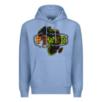 Colony Blue Power Black History Premium Hoodie - HowdyJamesFarm