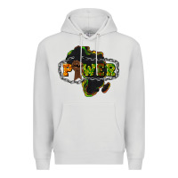 Dove Grey Power Black History Premium Hoodie - HowdyJamesFarm