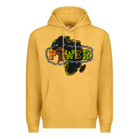 Mustard Power Black History Premium Hoodie - HowdyJamesFarm