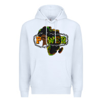 White Power Black History Premium Hoodie - HowdyJamesFarm