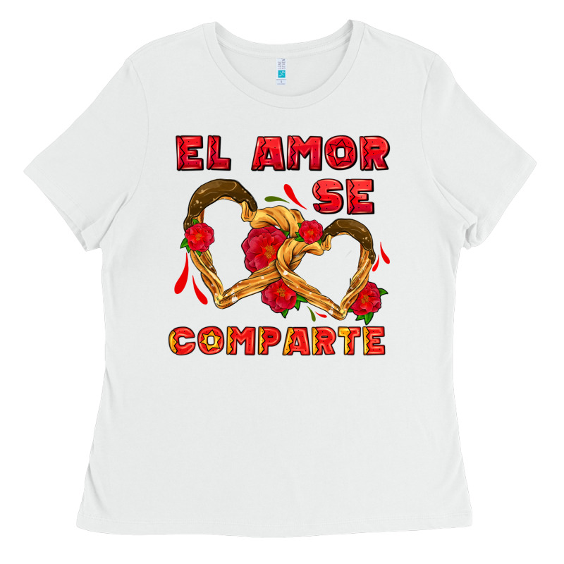 El Amor Se Comparte With Churros Ladies Tee by AdoDesignShop | Teevron