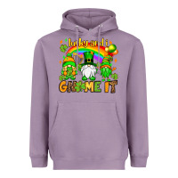 Lavender St. Patrick's Lucky and i gnome it Heavyweight Hoodie - OliviaCreatesArt