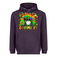 Plum St. Patrick's Lucky and i gnome it Heavyweight Hoodie - OliviaCreatesArt