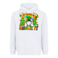 White St. Patrick's Lucky and i gnome it Heavyweight Hoodie - OliviaCreatesArt