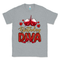 Heather Grey birthday diva Classic Tee - MaliasSmallBusiness