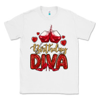 White birthday diva Classic Tee - MaliasSmallBusiness