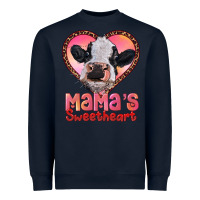 Navy mamas sweetheart baby cow Heavyweight Sweatshirt - RanaPortraitStore