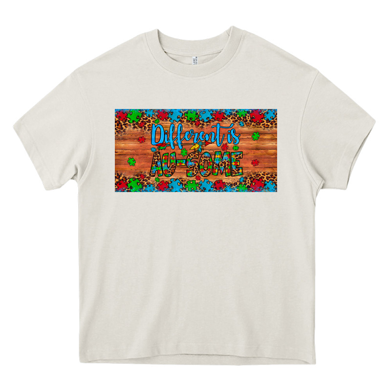 Different Is Au Some Autism Awareness License Plate Heavy Core Tee by Artiststas | Teevron